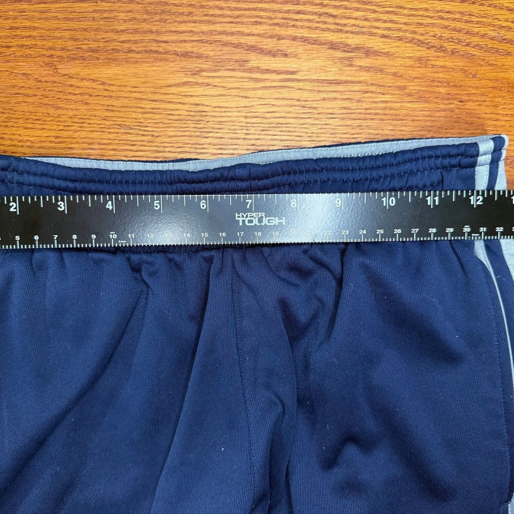 Adidas Boys Navy Blue 3-Stripe Track Pants Medium 10-12 Polyester Sportswear - Picture 3 of 5